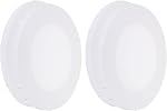 PATIKIL Paint Canvases pour la peinture, paquet de 4 8x8 Panneaux de panneaux d'art en feutre pour acrylique, huile, peinture Tempera, blanc