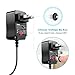 ZOZO Universal AC/DC Adapter 12W 3V 4.5V 5V 6V 7.5V 9V 12V Switching Power Supply Charger with 8 Tips 5.5x2.1mm 5.5x2.5mm Micro USB for Routers Speakers CCTV Cameras LED Strip Lights