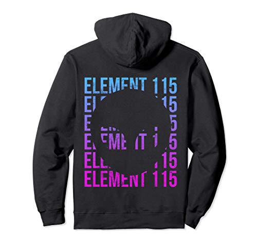 Cool Alien Gift Men Women Element 115 Conspiracy Theorist Sudadera con Capucha
