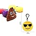 Novelty Toys Emoji Keychain, Emotion Plush Pillow,Kids Party Supplies Favors,Keychain Decorations Party Favor Supplies Summer Camp Prizes Carnivals Classroom Rewards Party Favor Bags Set of 24 Pack