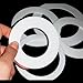 PTFE Gasket Round Sealing Pad (1/5 Packs) - 3mm Thick, DN15-DN400 for Home & Industrial Equipment 1sheet DN150