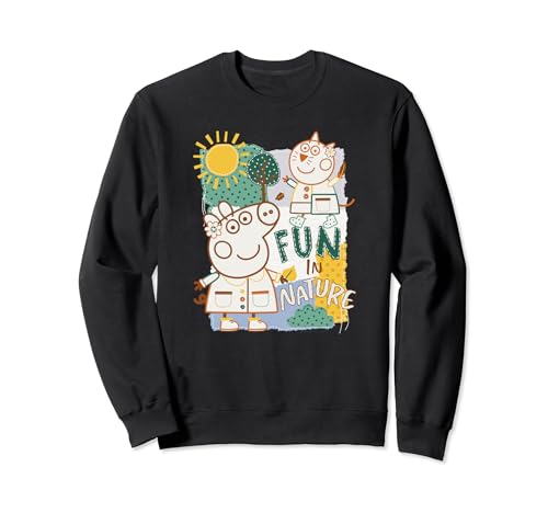 Sweatshirt Peppa Pig brodé haut de gamme en coton pour un confort durable