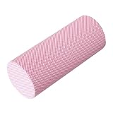 12 Inch EVA Soft Dot Foam Roller for Muscle Therapy, Yoga & Balance Exercises – High-Density Massage Roller for Pain Relief, Fitness Recovery (Pink)