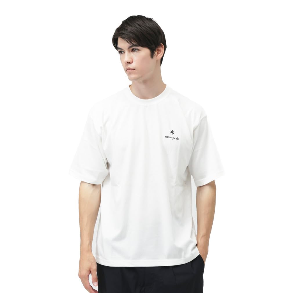 Snow Peak Logo T-Shirt Off White