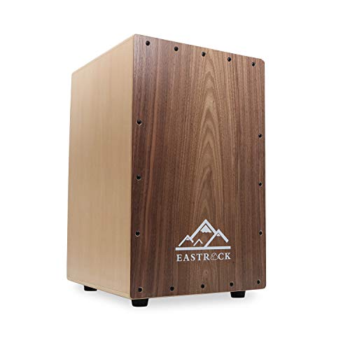EastRock String Cajon - Wooden Percussion Instruments for Beginners and Professional, Beat Box