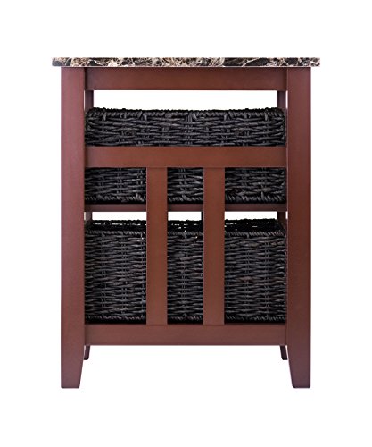 Winsome Zoey Accent Table, Chocolate #TOP2