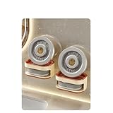 Opatiny Jabonera, no perforada montada en la pared, estante de baño de doble capa, caja de jabón de drenaje