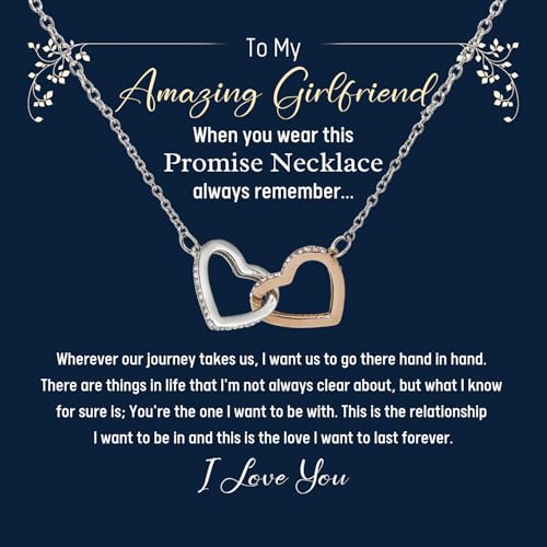 Necklace for Her - I Love You Gift for Girlfriend or Future Wife, Promise Necklace
