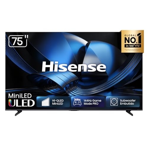 Hisense Smart TV 4K 75" Polegadas 75U7ESG Hi-QLED Mini LED