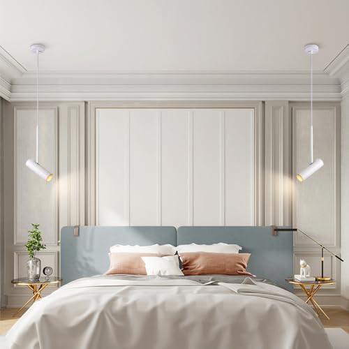 Pendant Spotlight Modern Drop Ceiling Accent Spot Lighting Indoor Adjustable Hanging Light Modern Directional Spotlights for Living Room Kitchen Island Bedroom Restaurant