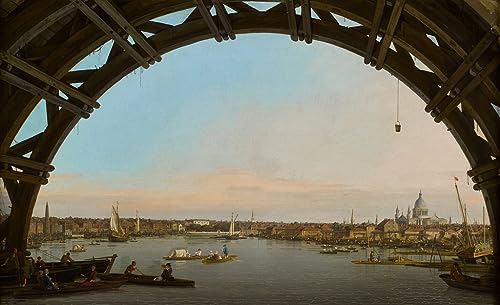 Peinture murale Londres Canaletto impression premium sur toile d'art