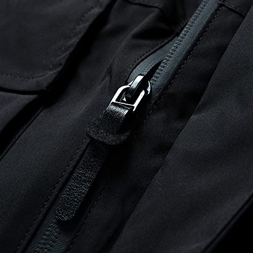 Pmuybhf Cotton Military Jacket Thicken Hooded Cargo Coat Walking Coat With Faux Fur Collar Bomber Jacket With A Removable Hood Sleeveless Vest Cardigan Fleece Outwear Jacket #TOP5