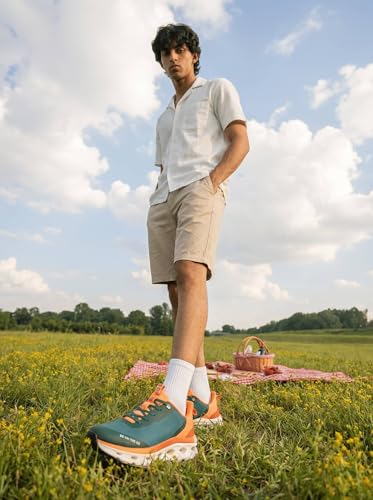 Image of Bacca Bucci BB On-The-Go Men Slip-On Walking & Running Shoes with Stretch Laces and Cushioned Sole