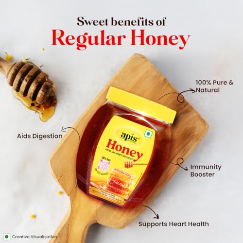 Image of Apis 1 kg honey| Pure| No Added Sugar or Adulteration