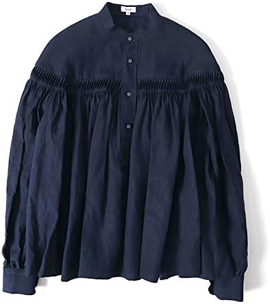 週末価格！！Scye リネンピンタックブラウス　38 SCYE サイ リネン ピンタックブラウス 38 スモークブルー