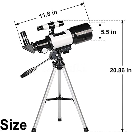 Telescopio Astronómico 70mm HD Refractor 150X para Niños miniatura 6