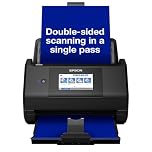 Epson WorkForce ES-580W Wi-Fi High-speed Auto Feed Colour Scanner with Touchscreen and OCR Software