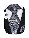 ④Klassisches Accessoire mit modernem Look: Paisleymuster mit harmonischem Farbspiel und feinem Glanz lässt sich vielseitig kombinieren und verleiht jedem cleanen Business-Look ein modernes Upgrade!