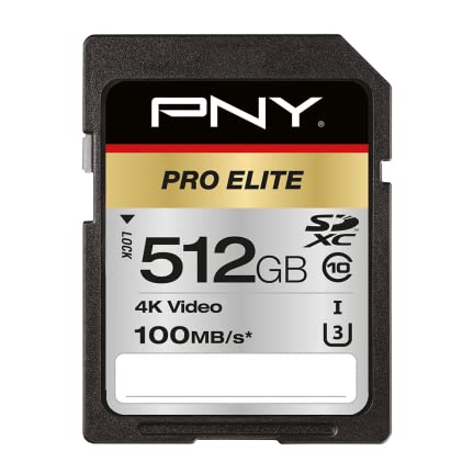 PNY PRO Elite Carte mémoire flash UHS I U3 / Class10 SDXC UHS I - vue 5