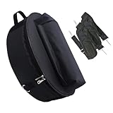 ZQEUXBE Snare Drum Bag 14 Inch Oxford Cloth Waterproof Snare Drum Storage Bag Backpack Case with Shoulder...