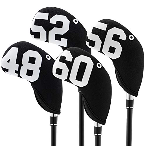 Golf Iron Covers,Golf Iron Head Covers With Colorful Number Neoprene Golf Iron Covers Set,Golf Club Head Covers For Iron Set Fit All Brands Golf Iron Headcovers 4/10Pcs #TOP12