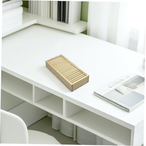 Angoily Detachable Card Organizer Box Wooden Business Accessories Storage for Greeting Cards Jewelry4