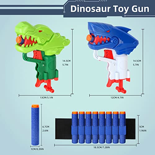 Dinosaur Soft Bullet Gun,Dino Blasters With 40 Soft Foam Darts, Shooting Game Kids Birthday Xmas Gifts For Kids Toddlers Age 3-5, Boys And Girls 6-12 Year Old #TOP5