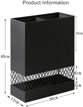 Commercial Metal Umbrella Storage Shelf with Large Capacity for Entryway, Hotel, Office, and Lobby - Durable Organizer for Umbrellas and Accessories