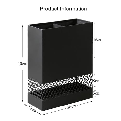 Porte-parapluies intérieur extérieur grand format support métal - 4