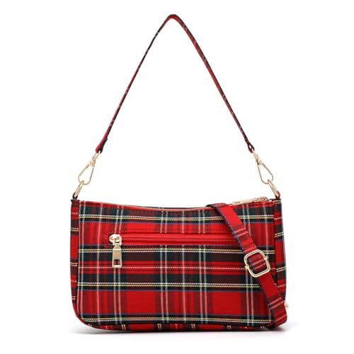 Plaid Crossbody Bags for Women,Stocking Stuffers for Teens