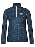 Made in Europe Ziener Mädchen JILAS Junior Skipullover, Skirolli, Funktions-Shirt  Langarm, Atmungsaktiv, snowcrystal Print, 176