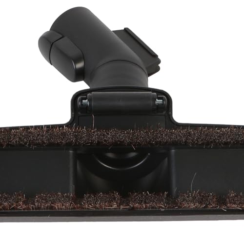 Staubsaugerladen.de Premium Parkettbürste kompatibel mit Miele Staubsauger, Bürste, Bodendüse, Parquet Twister XL, Parkettdüse, Hartbodendüse, Rosshaar, Ersatzteile, Klick Funktion & Parkhalterung