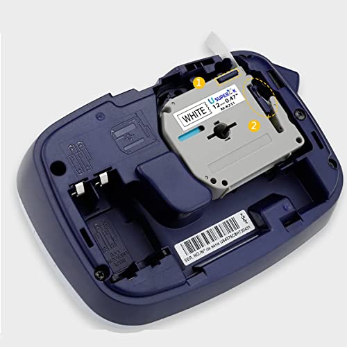 Usuperink 2 Pack Compatible For Brother P-Touch Mk231 M-K231 M231 Mk231S M-K231S M Mk Tape Black On White 12Mm 1/2'' 0.47 Inch Label Tapes Use In Pt-M95 Pt-70 Pt-90 Pt-65 Pt-45 Pt-80 Pt-85 Label Maker #TOP2