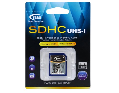 Team UHS-I SD�J�[�h 32GB TG032G0SD3FT