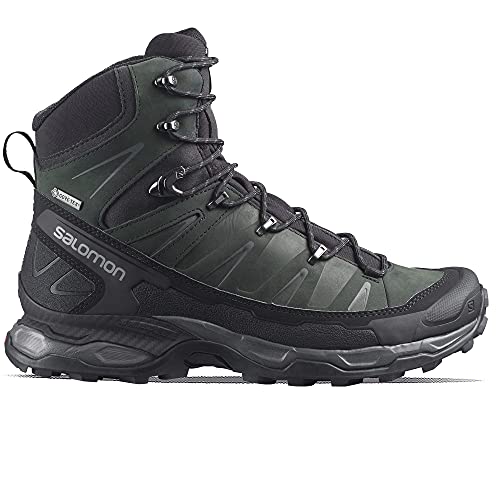 SALOMON Shoes X Ultra Trek GTX BK, Botas de montaña Hombre, Negro (Black/Black/Magnet), 42 2/3 EU