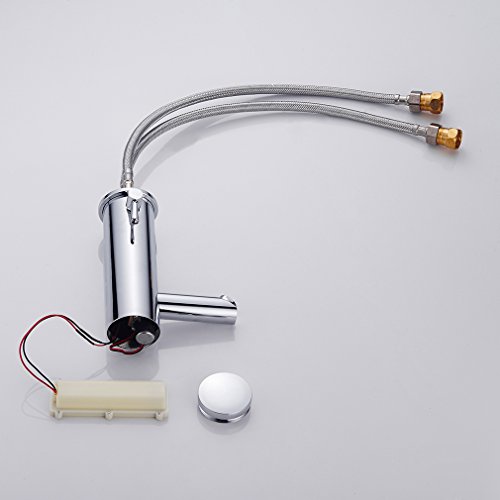 Auralum - Waschtisch-Armatur, Kalt- und Warmwasser, Sensorarmatur