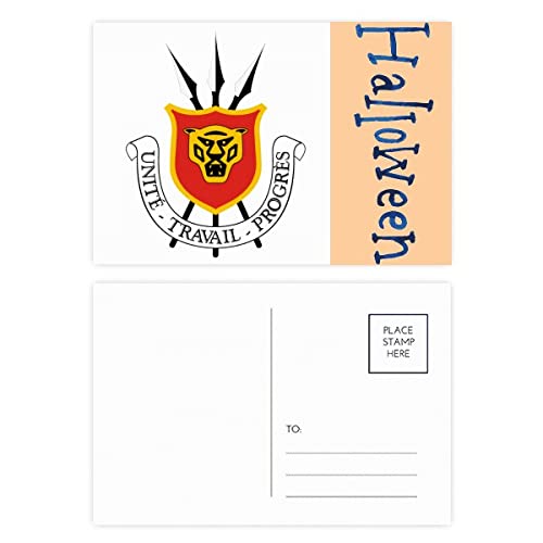 Cartes postales Bujumbura Burundi : lot de 20 pour écrire aux proches à Halloween