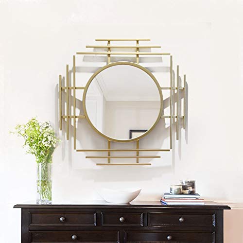 Miroir mural décoratif à grand reflet pour entrée et dressing