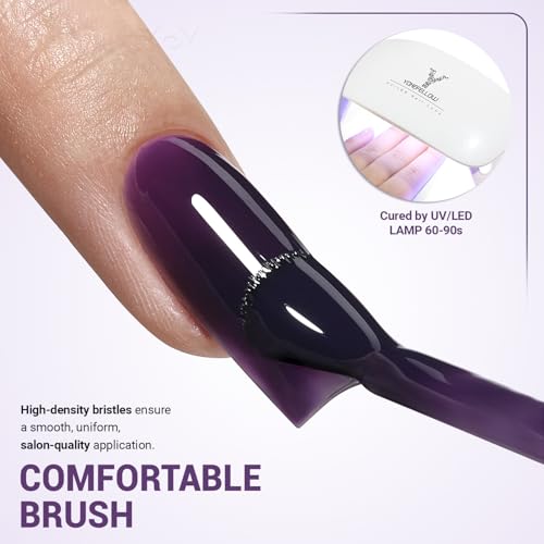 Esmalte de gel Jelly Gel YOKE FELLOW 15ml Morado miniatura 6