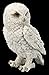 Figuren Shop GmbH Schneeeulen Tier-Figur - Snowy Watch mittel | Vogel-Figur, Deko-Figur, Deko-Artikel, Statue, Skulptur, B 13 cm