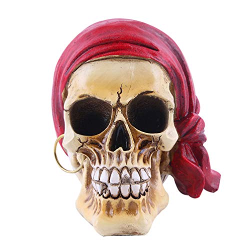 Obsequio de fiesta calavera de resina PRETYZOOM decoracion terrorifica para regalar 2