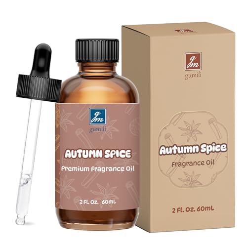 GM Gumili Autumn Spice Fragrance Oil 2 Oz, Natural Scent Oil for Home Essential Oils Diffuser,...