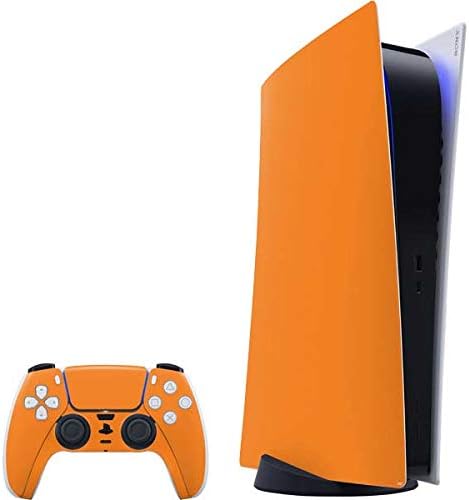 Skinit Decal Gaming Skin Compatible with PS5 Digital Edition Bundle - Orange Design