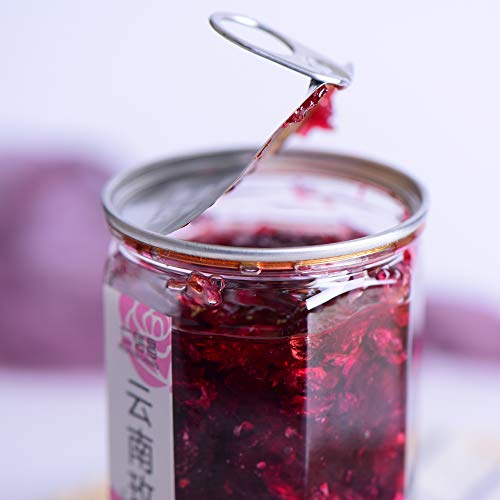 Rose Petal Jam All Natural Yunnan Jam Pure Rose Blended With Honey Yunnan Preserved Rose Tea 14.1 Oz Jar #TOP5