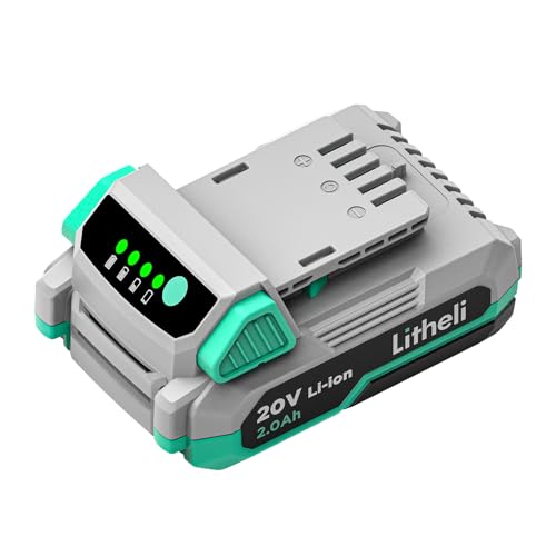 LiTHELi 20V 2.0AH Lithium Ion Battery Pack,Only Fit 20V Power Tools