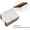 SUNLPH 50 Pack 6x4x4 Inches Shipping Boxes, Small Corrugated Cardboard Boxes for Mailing and Packing, White