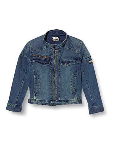 [トライチ]8950-554 ストレッチデニムライダースジャケット 8950 メンズ コン 日本 L (日本サイズL相当) - 寅壱 - 商品画像