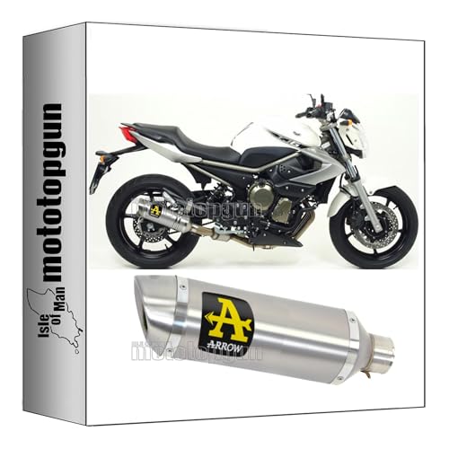 Arrow pot echappement approuve thunder aluminium pour trajets quotidiens Yamaha XJ6