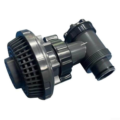 Válvula de pistón ABS compatible con válvulas de piscina de 38 mm para control de flujo de agua y mantenimiento de filtro para Hnemix (válvula de interruptor)