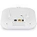 Zyxel True WiFi 6 AX3000 Wireless Multi-Gigabit Enterprise Access Point | Wall & Ceiling Optmized Antenna | Cloud, App, Direct or Controller Management | POE+ |1 Year Nebula Pro | WAX610D